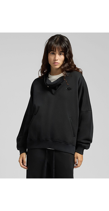 ハイラップネック スウェットシャツ